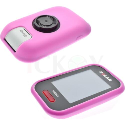 Outdoor Bycicle Road/Mountain Bike Accessories Rubber Pink Case for Cycling Training GPS Polar V650