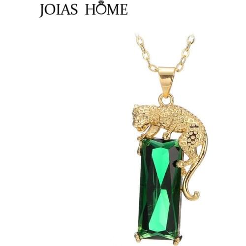 JoiasHome Classic Silver 925 Necklace For Charm Women With Green Color Emerald Gemstones Women Wedding Party Wholesale Gift