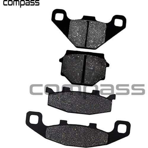 Motorcycle Front and Rear Brake Pads for KAWASAKI ZZR 250 EX 1990-2001