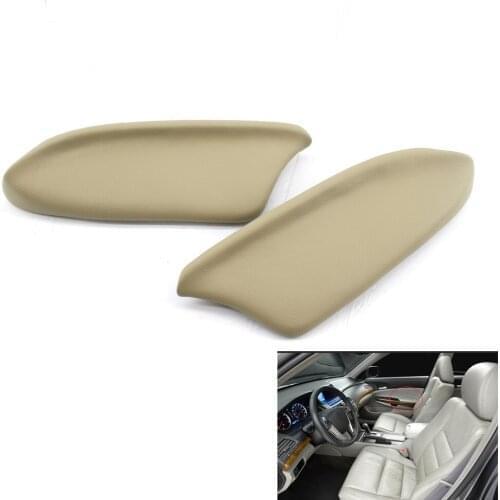 2x Door Panel Armrest PU Leather Fit for Honda Accord 2008-2012 Beige 4-Door 83553-TA0-A31ZC, 83503-TA0-A31ZC