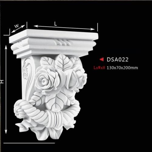 PU polyurethane corbel fireplace part corner decoration entrance decor corridor portal decorating components