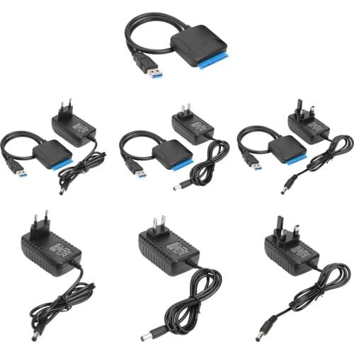 Portable USB 3.0 To SATA Convert Cable Fast Transmission Support 2.5/3.5 inch External SSD HDD Hard Drive Adapter
