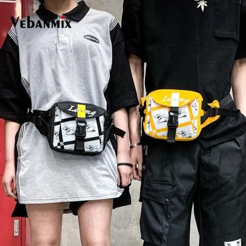 Women Waist Bag Belt Man Fanny Pack Casual Functional Money Phone Belt Bag Hip Hop Streetwear Chest Bags Men Waist Pack Hip Bag