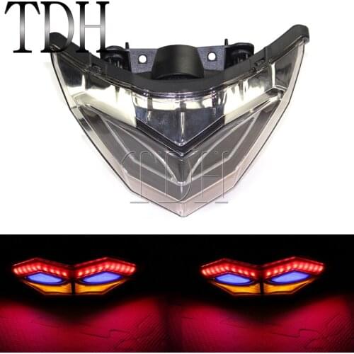 Motorcycle 12V LED Taillight Brake Stop Light With Turn Signal Light For KAWASAKI NINJA 250 NINJA 300 2013-2015