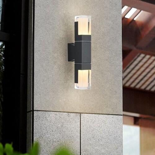 BEIAIDI Outdoor Motion Sensor LED Wall Lamp Waterproof Garden Porch Wall Sconces Villa Hotel Courtyard Aisle Corridor Wall Lamp