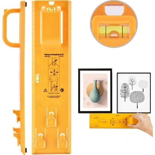 Pictures Frame Hanger Picture Hanging Kit Tool picture Hanger Tools With Level Suitable For All Wall Materials Picture Frame