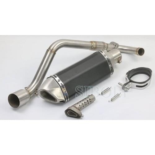 MSX 125 Motorcycle Exhaust Connect Pipe Full System With DB Killer FOR HONDA MSX125 MSX 125 2012-2015 With Exhaust AK198