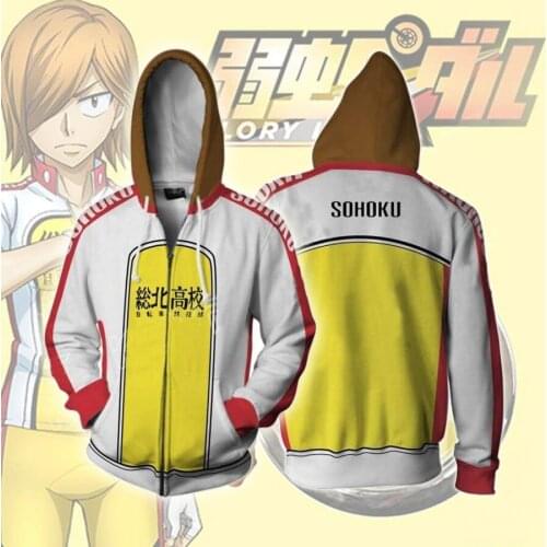 Yowamushi Pedal Autumn 3D Printed Hoodies Men Women Couple sweatshirt Halloween Casual Pullovers Streetwear Tops