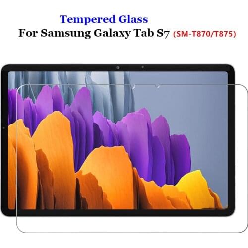 Tempered Glass Screen Protector for Samsung Galaxy Tab S7 T870 T875 Protective Film 9H 2.5D Glass For Tab S7 SM-T870 SM-T875