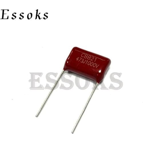 10PCS 1000V473J 0.047UF Pitch 15mm 47NF 1000V 1KV 473 473J CBB Polypropylene film capacitor