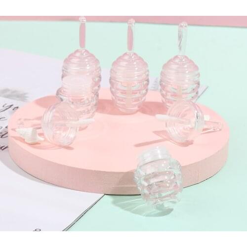 5PCS / 10PCS 9ml Empty Lip Gloss Tube Containers Clear Mini Sample Cosmetic Refillable Lip Balm Bottles