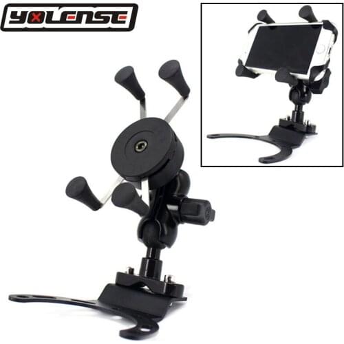 For YAMAHA FZ1 FZ6 FZ8 FAZER XJ6 XJ-6 Motorcycle Accessories GPS Navigation Frame Mobile Phone Mount Bracket