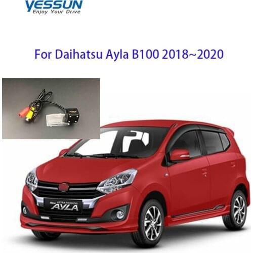 Car Rear View Reverse Camera For Daihatsu Ayla B100 2018 2019 2020 CCD license plate camera/CCD camera