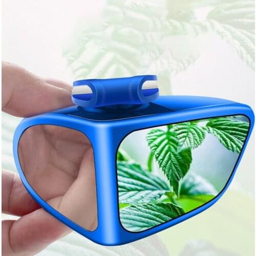 Car Reversing Small Round Mirror Front And Rear Wheel Wide-Angle Mirror Double-Sided Auxiliary Rearview 360 Degree Blind