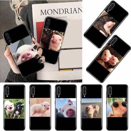 Pet Pig Cute animal high quality Phone Case For Samsung galaxy S 9 10 20 A 10 21 30 31 40 50 51 71 s note 20 j 4 2018 plus