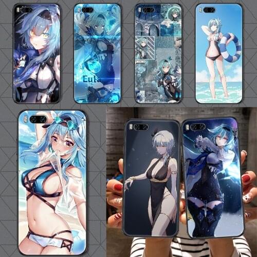 Genshin Impact eula Game Phone case For Xiaomi Mi Max Note 3 A2 A3 8 9 9T 10 Lite Pro Ultra black art bumper soft coque luxury