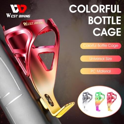 WEST BIKING Cycling Bottle Holder Ultralight HandleBar Aluminium Alloy Adjustable Outdoor Sports Bike Water Bottle Cage Bracket