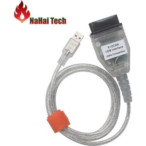 For BM-W INPAK+DCAN USB Interface Scan V1.4.0 Ediabas / INPA K+CAN D-CAN for BM-W 1998-2008 Professional Diagnostic Cable