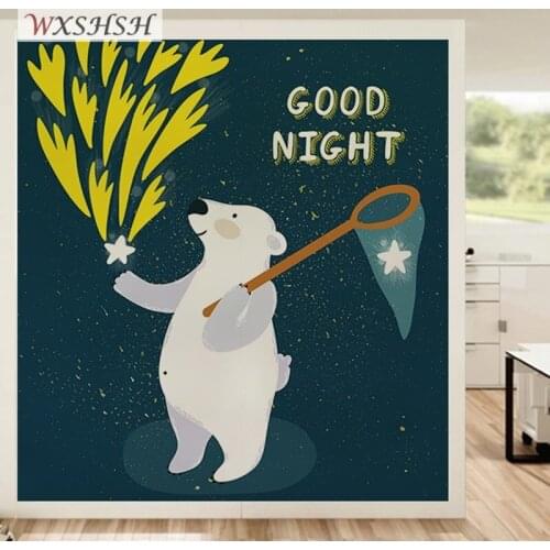 Electrostatic Glass Film Custom Size Anti-UV Private Protection Home Decorative Tint-Film For DIY Kitchen Bathroom 40cmx100cm