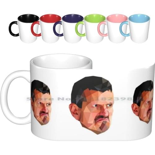 Guenther Ceramic Mugs Coffee Cups Milk Tea Mug Guenther Steiner Haas Aston Motorsport Drive To Survive America American Team