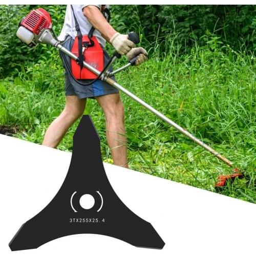 3 Teeth Brush Cutter Brushcutter Trimmer Blade Strimmer Lawn Mower Accessories
