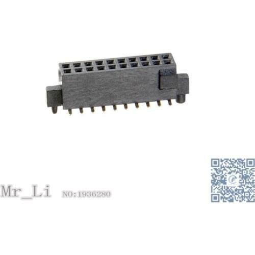 M50-4300645[06+06 DIL SMT GOLD VERTICAL SOCKET]