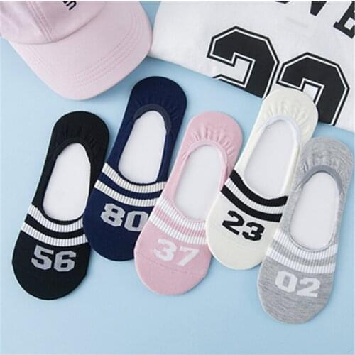 5 Pair = 1 Lot Sweet Fruit Style Women Sock Slippers Cute Thin Summer Ankle Invisible Socks For Girls Shallow Mouth Boat Socks