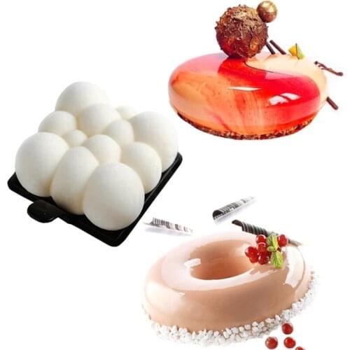 New DIY Baking Silicone Mold Cloud Shape Mousse Cake Mold Cookie Cutters Cake Decorating Kitchen AccessoriesTools