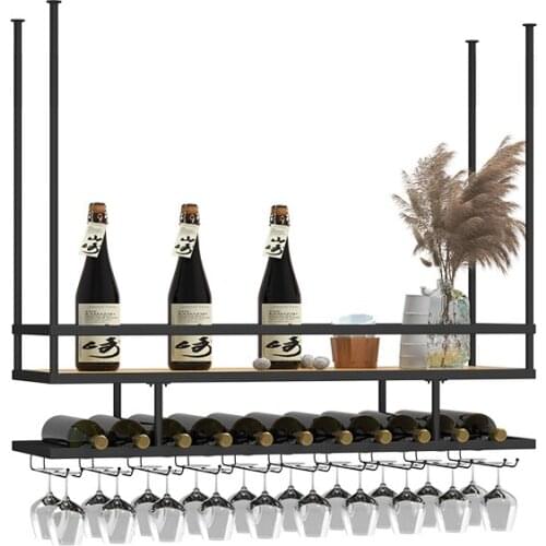 Red Wine Glass Rack Hanging Upside Down Household Bar Hanger Light Luxury Wine glass rack hanging wine rack storage Stand