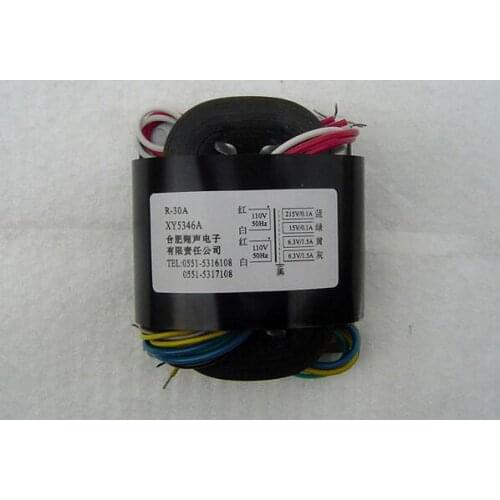 R-30 48VA 115V-230V R Type Power Transformer Pure Copper Transformer For Audio DAC/preamp