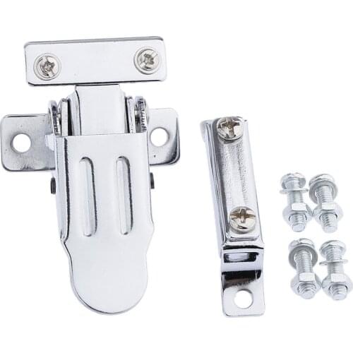 Silver Metal Strainer Throw Off Butt End Set for Snare Drum Long-Type