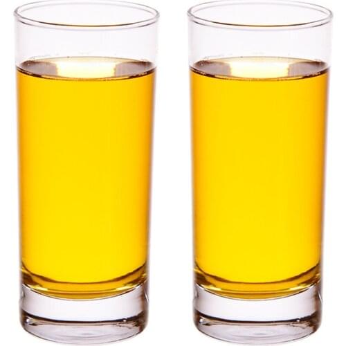 Glass Cup Heat-resistant Tea Cocktails Whiskey Water Juice Beer Wine Glass Cups Glassware Heavy Base Clear Drinking Glasses