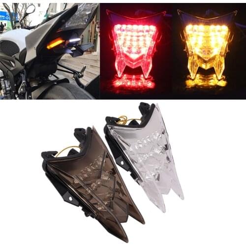 LED Taillights for BMW 10-18 S1000RR 14-18 S1000R 13-16 HP4 Motorcycle Brake Lamps Turn Signals Lights Red Yellow Beams Plug-in