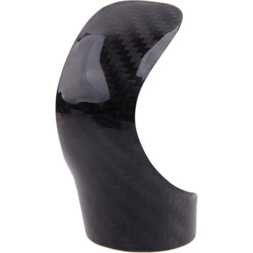 Carbon Fiber Black Gear Shift Knob Cover Trim Fit for Lexus ES350 GS200t GS350 IS300 IS350 NX200t RX350 RX450h RC 2016 2017