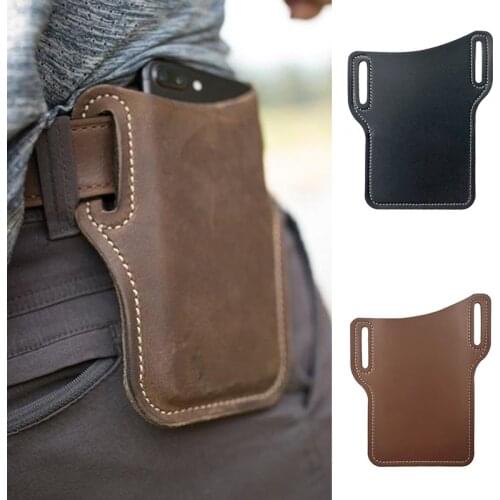 Outdoor Tools Hang A Fanny Pack Wear A Belt Cell Phone Bag Motorcycle Cell Phone Bag Leather Case For Both Men And Women
