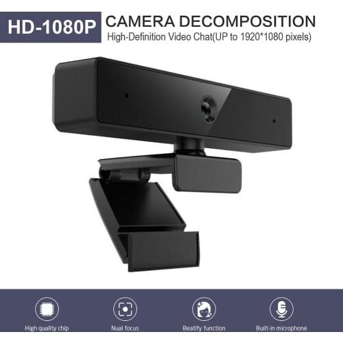 HD 1080P Webcam Built-in Microphone USB Interface Web Camera 1920x1080