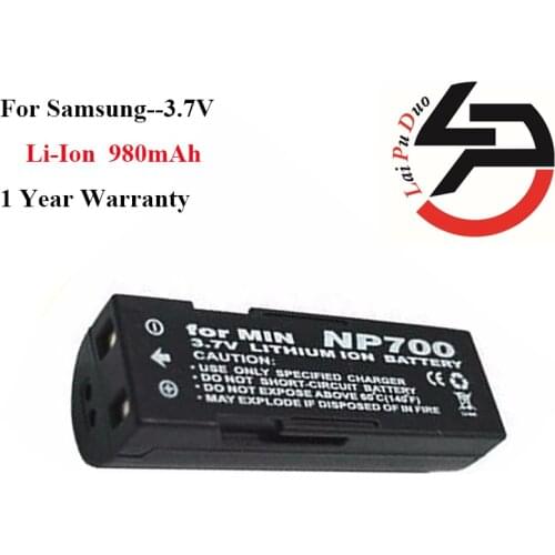 High Quality 980mAh Brand New Replacement Battery For Samsung SLB-0637 SLB0637 NP700 NP-700 D-Li72 DB-L30 DG-X50 VPC-A5