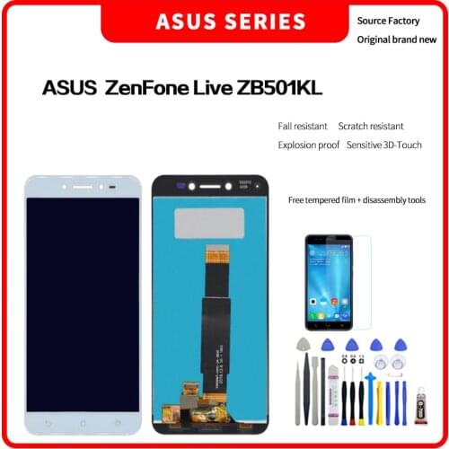 For Asus ZenFone Live ZB501KL LCD display High quality HD brand new screen assembly with Disassembly tools