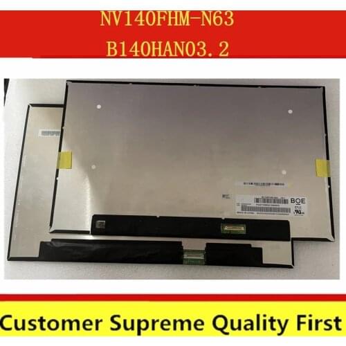 14.0 inch for BEO NV140FHM-N63 V8.1 Laptop LCD LED Display Screen FHD 1920*1080 72% NTSC EDP 30 pins IPS Screen