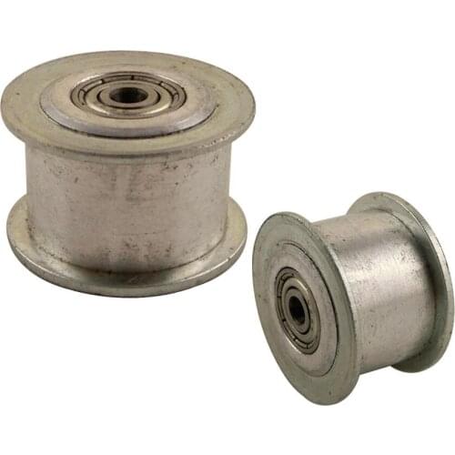 LUPULLEY 2PCS 3M 30T Timing Belt Idler Pulley 30Teeth Bore 5/6/7/8/10mm Belt Width 11/16mm Without Teeth Synchronous Wheel