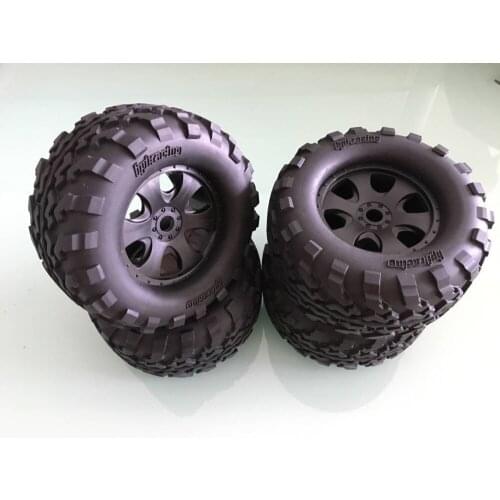 1/8 Truggy RC Car HPI-Racing GT2 Tires and Rim 160x86mm Savage 4.6 5.9 x4Pcs