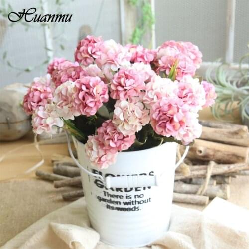 1Bouquet Artificial Fake Chrysanthemum Flower Plant Home Office Party Decor Silk Fake Flower flores for Wedding DIY Decoration