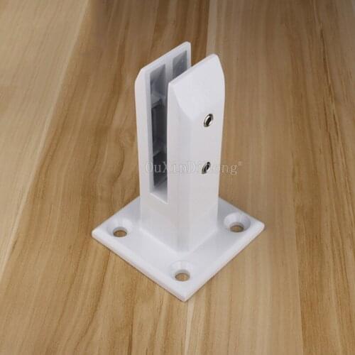 1PCS White Duplex 304 Stainless Steel Square Glass Pool Fencing Spigots Balustrade Staires Parts JF1781