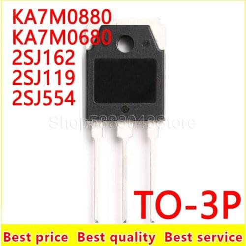 10pcs)100% new original KA7M0880 KA7M0680 2SJ162 2SJ119 2SJ554 TO-3P