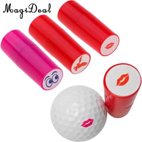 3Pcs Colorfast Quick-dry Golf Ball Stamp Stamper Marker Impression Seal Golfer Golf Fan Gift Golf Club Souvenir Eagle+Eyes+Lip