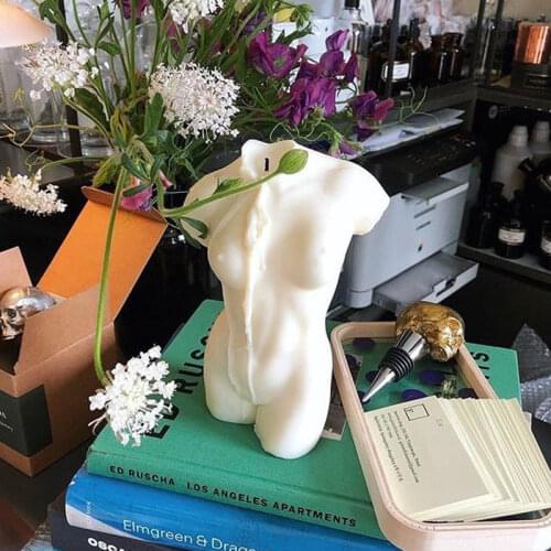 3D Body Candle Molds Female Artistic Figure Wax Fragrance Making Wax Soap Mold Decorating Aromatherapy Silicone DIY Art Mold