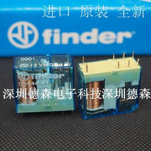 40.61 12Vdc new Italian relay 8-pin 12V DC coil voltage 16A / 250V switch