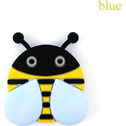 5pcs Honeybee Perle Silicone Beads Baby Teething Rings Diy Making Bee Bead Food Grade Silicone Teether Necklace Toys Accessories