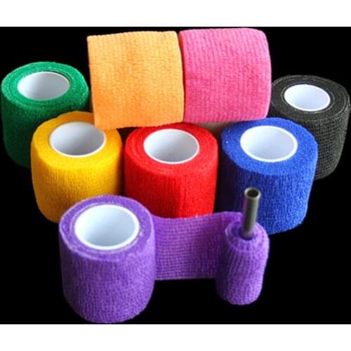 Disposable Waterproof Tattoo Accessories Tattoo Self Adhesive Elastic 5cm Wide Elbow Bandage Nail Tapes Finger Wrist Protection