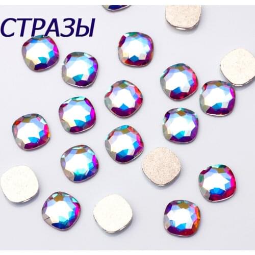 Color Crystal and AB Crystal Nail Diamond Stone Strass AB Glass Rhinestones For 3D Nails Art Decorations